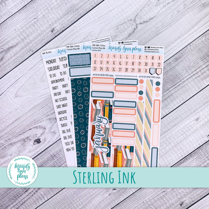 January 2027 or Any Month Monthly Kit || Sterling Ink Common, Core, Complete Planners || Book Club || 393