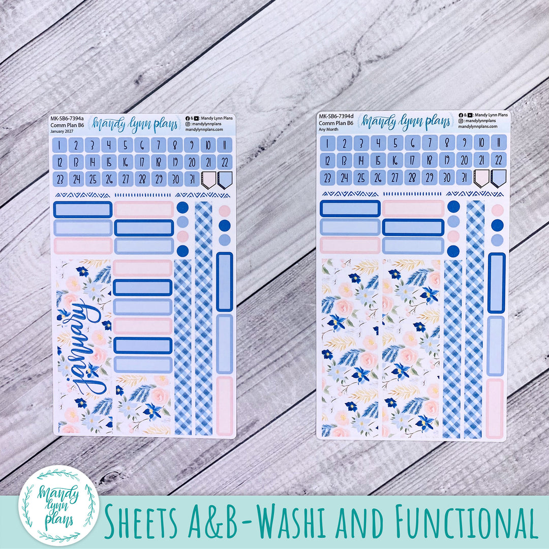 January 2027 or Any Month Monthly Kit || Sterling Ink Common, Core, Complete Planners || Pretty in Pink || 394