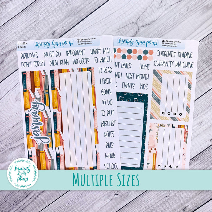 January Dashboard Kit || Hobonichi, Sterling Ink, Wonderland 222, Plans by Just Scribble || Book Club || 393
