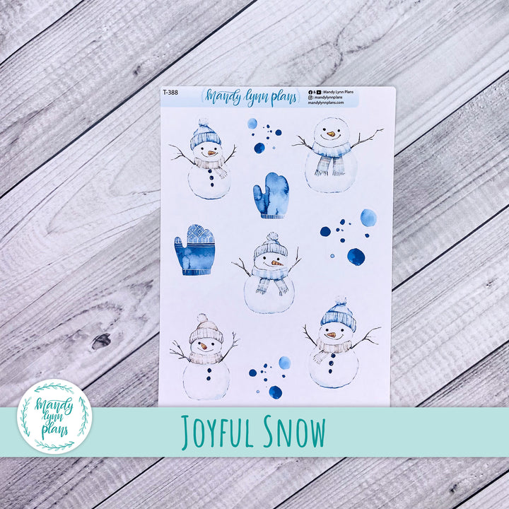 Joyful Snow Large Deco || T-388