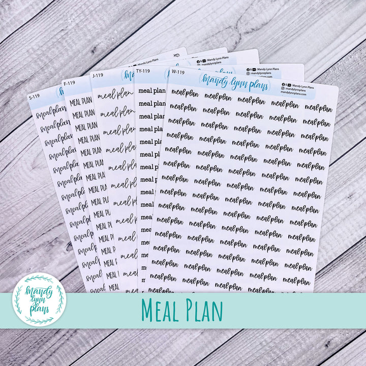 Meal Plan Scripts || 119