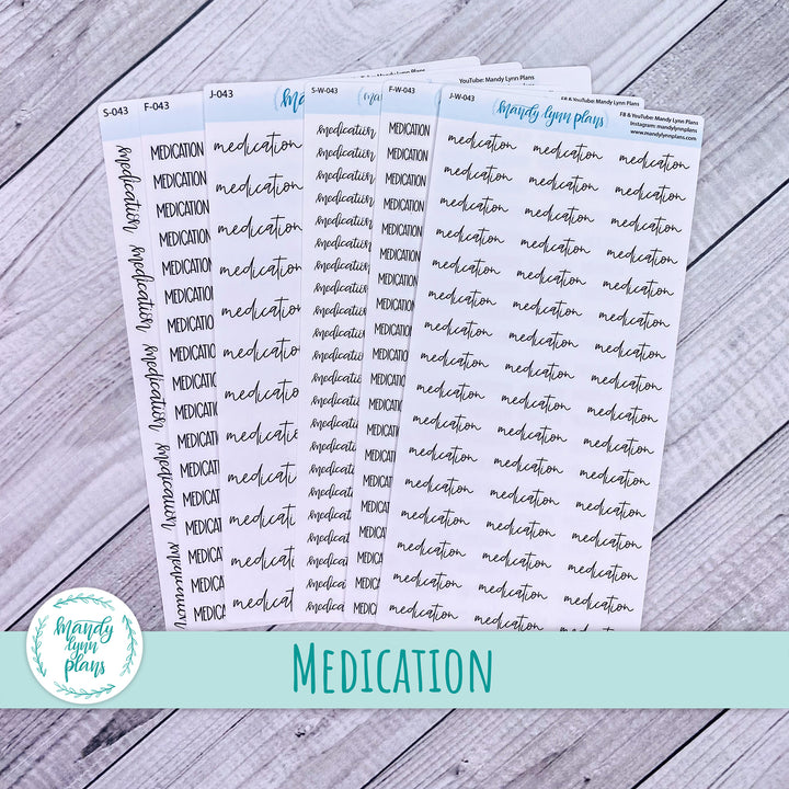 Medication Scripts || 43