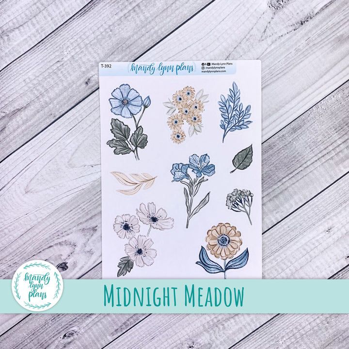 Midnight Meadow Large Deco || T-392