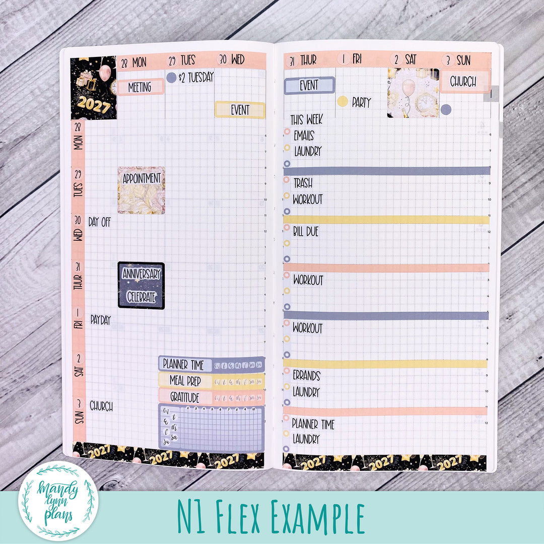 Weekly Kit || Sterling Ink Common, Core, Complete Planners || Pretty in Pink || 394