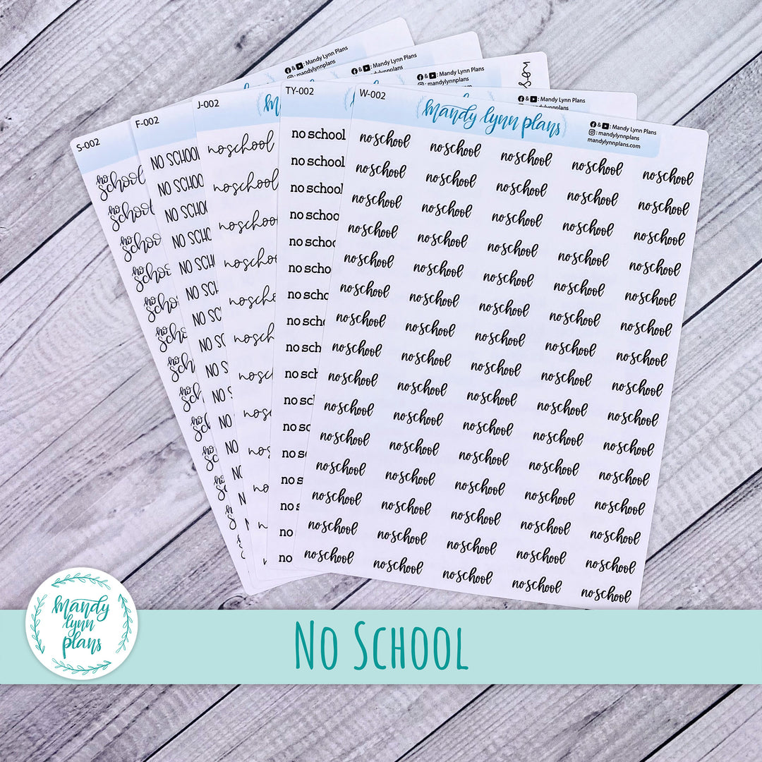 No School Scripts || 002