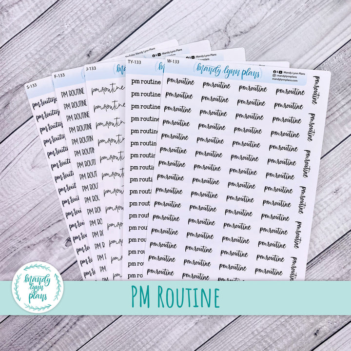 PM Routine Scripts || 133