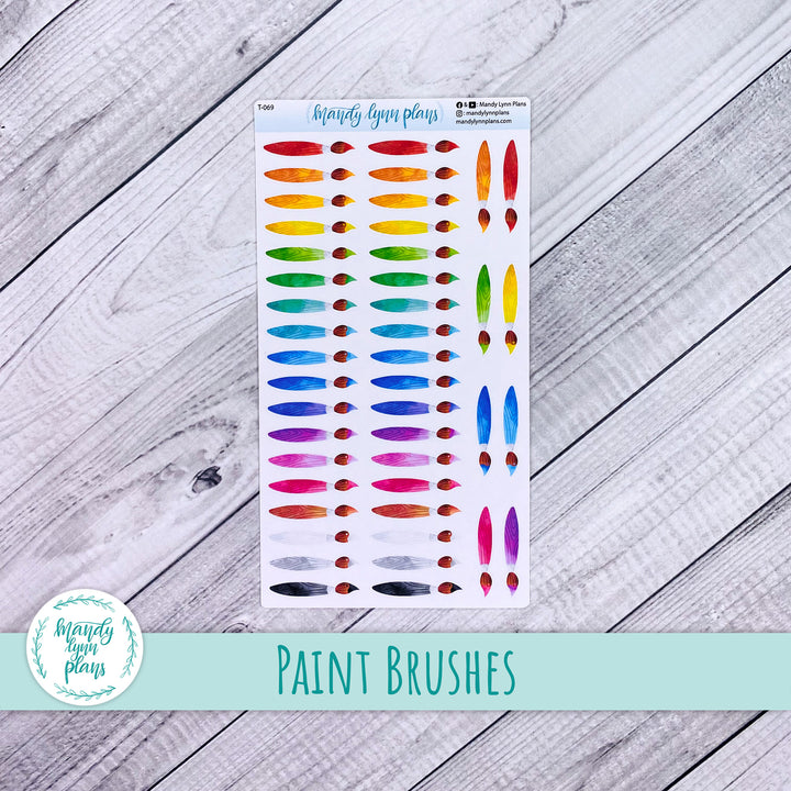 Paint Brush Doodle Deco || T-069