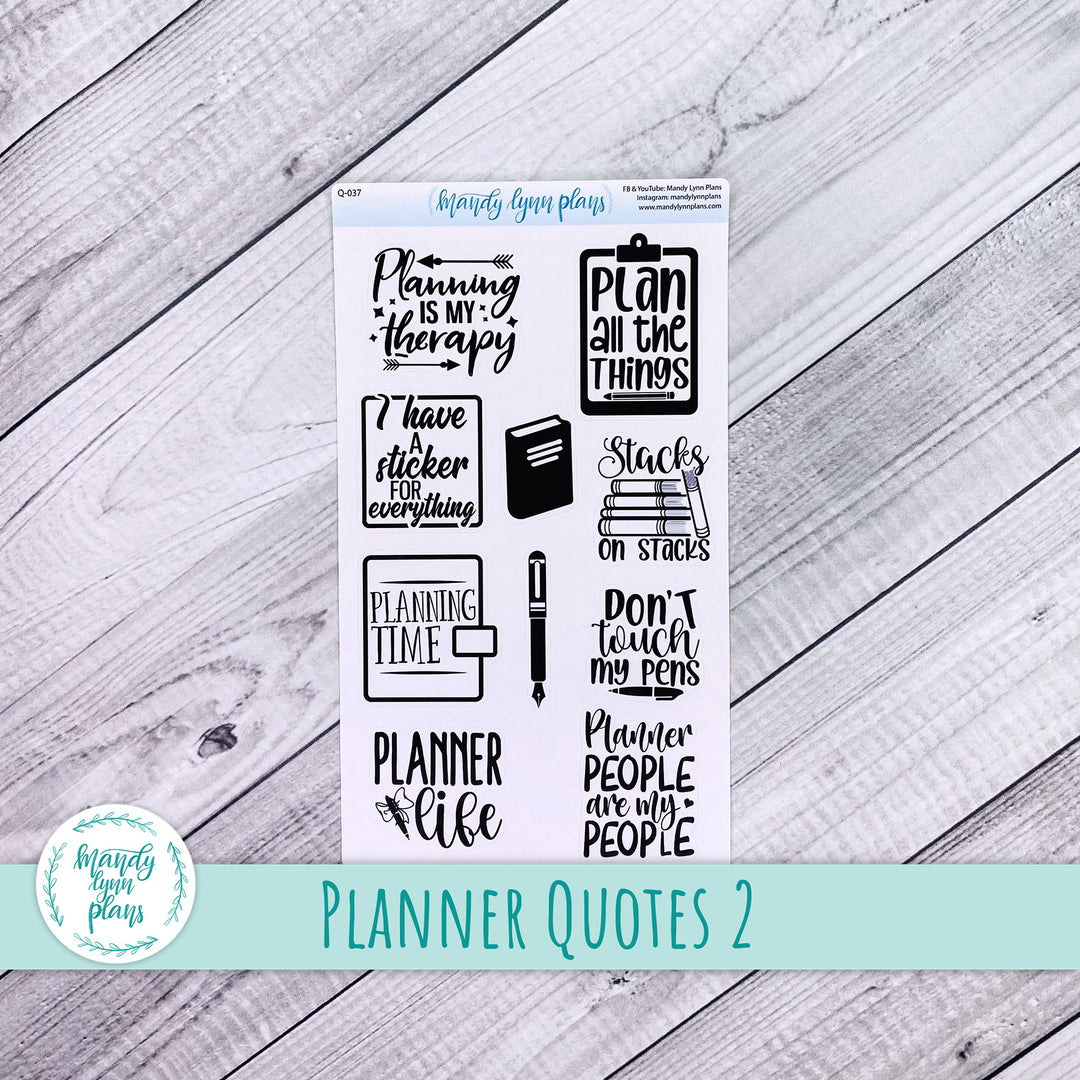 Planner Quotes 2 || Q-037