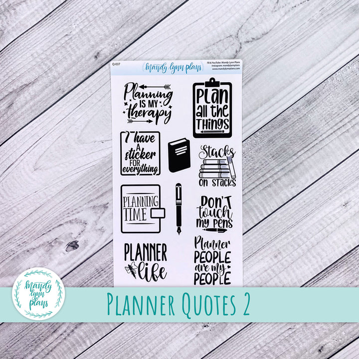 Planner Quotes 2 || Q-037