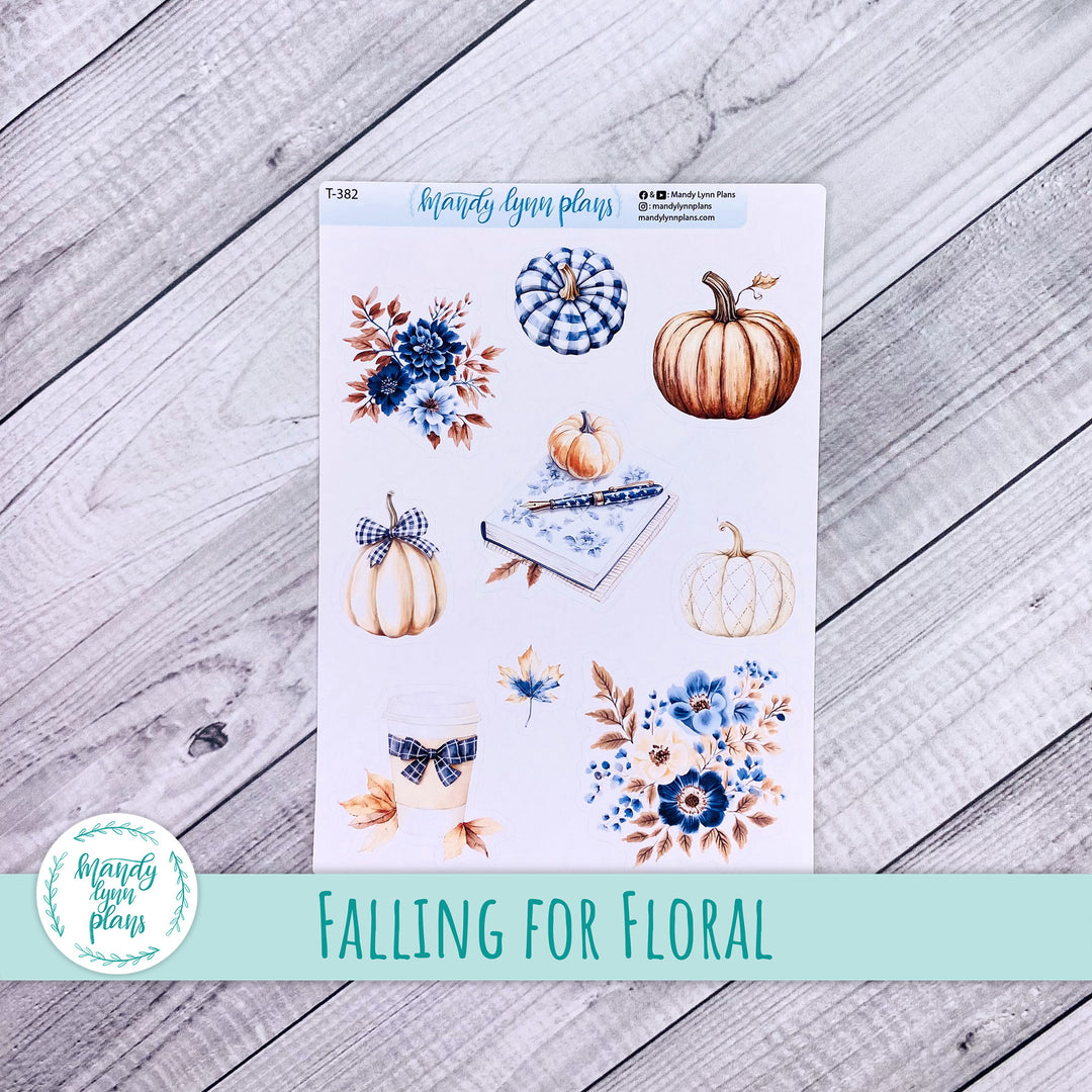 Pumpkin Plaid Large Deco || T-382