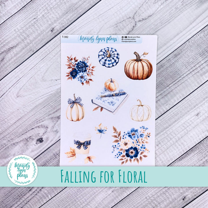 Pumpkin Plaid Large Deco || T-382