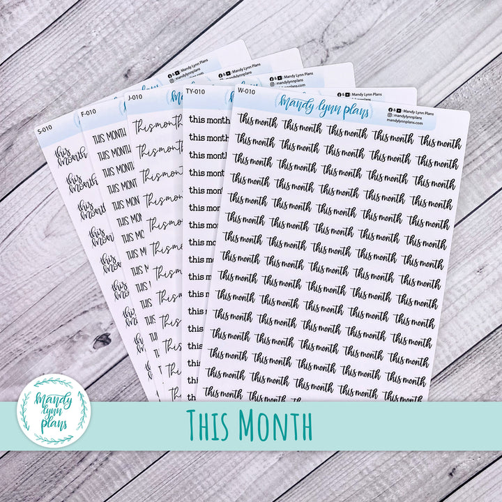 This Month Scripts || 010