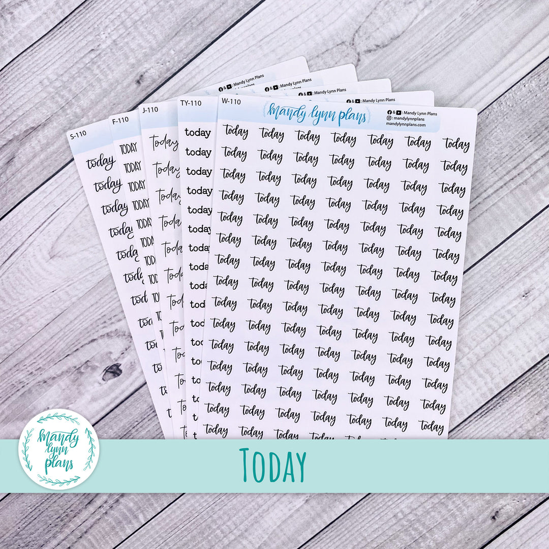 Today Scripts || 110
