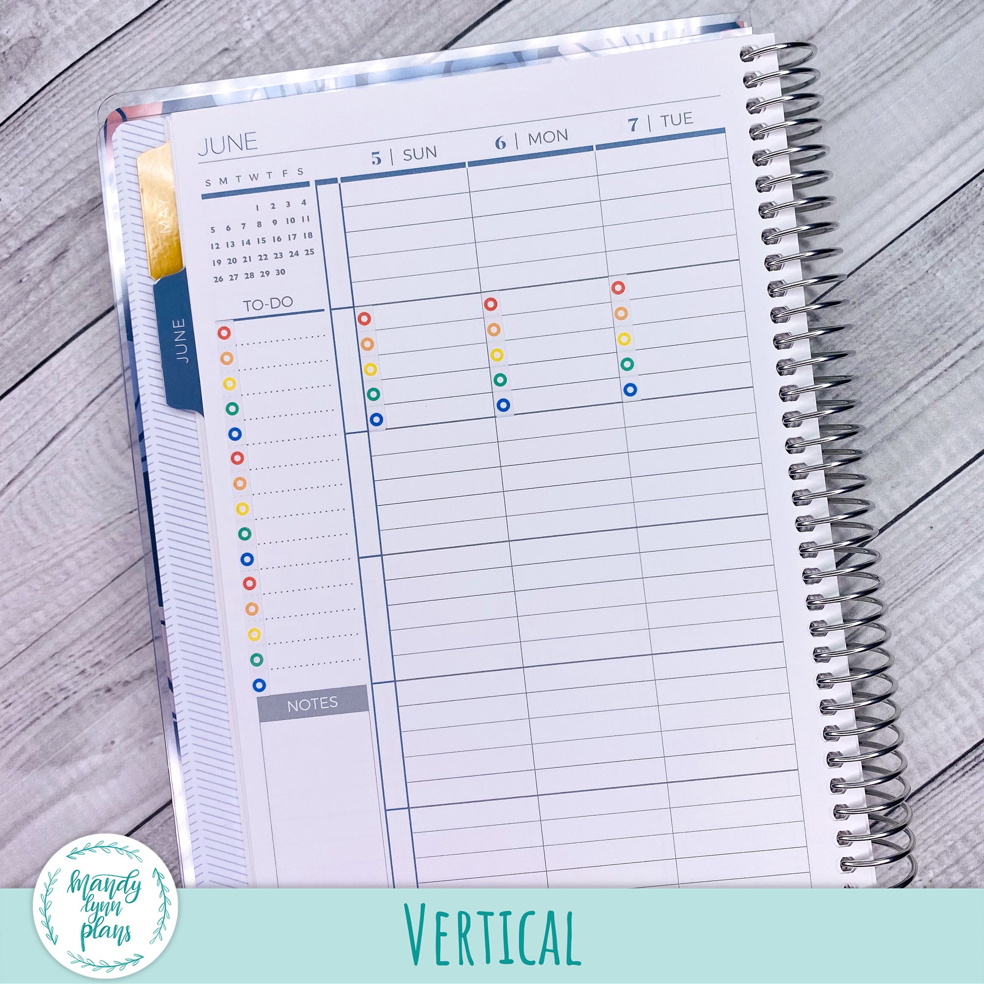 A5 & 7x9 Plum Paper || Checklists – Mandy Lynn Plans