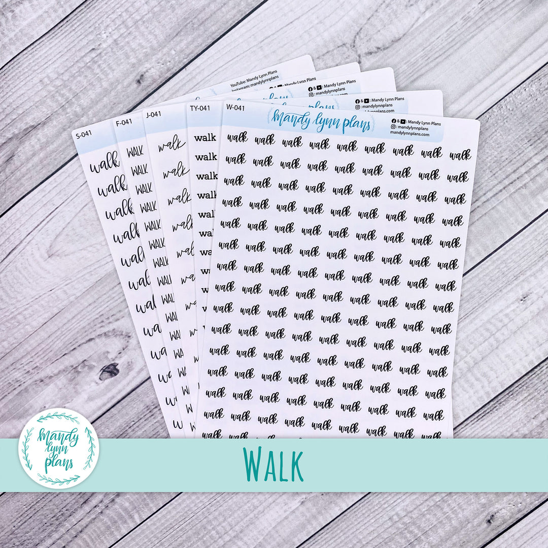 Walk Scripts || 041