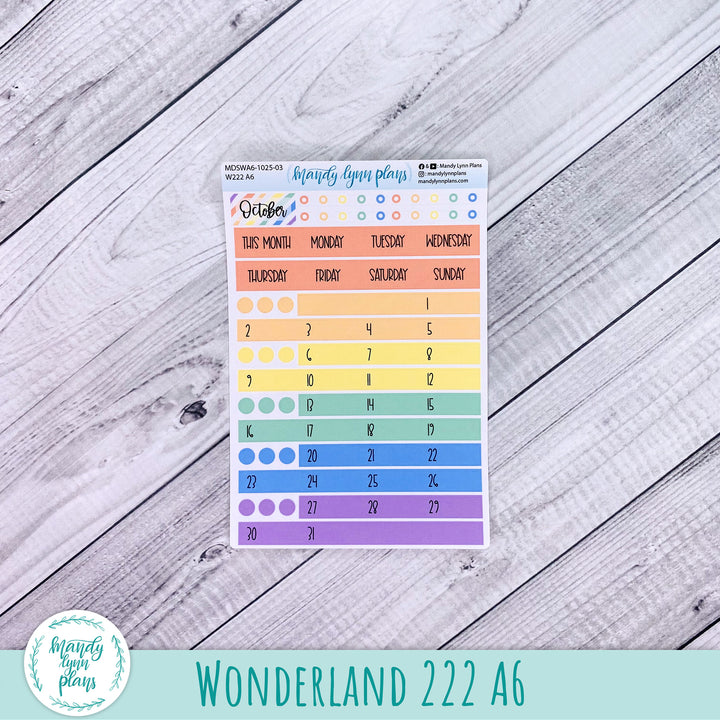 Basic Wonderland 222 Monthly Kits - Monday Start