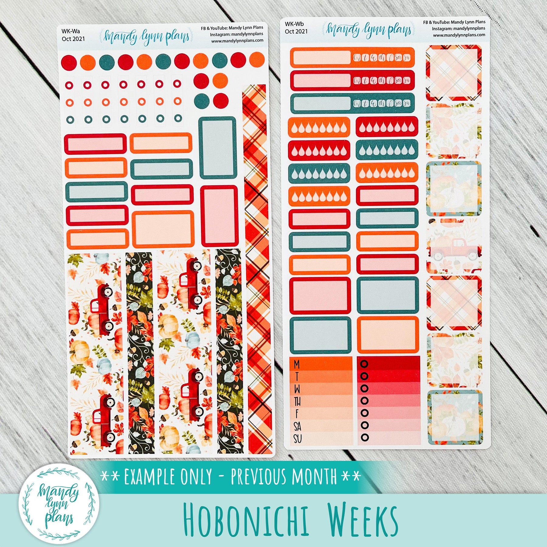 Orchid Studio Holiday Mini Planner stickers C98 – Wacky Mail Pop