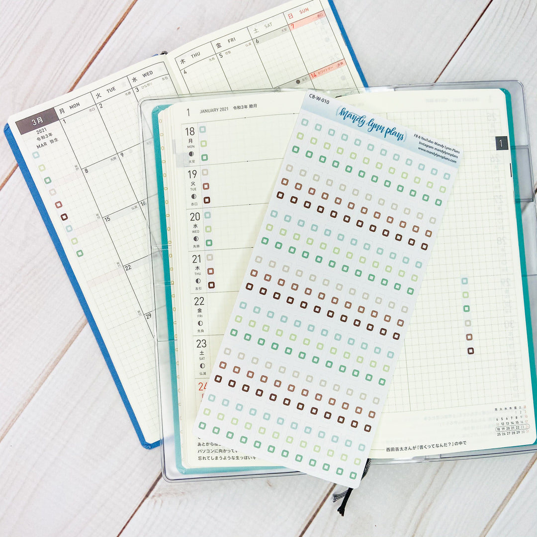 Hobonichi Weeks Checkboxes