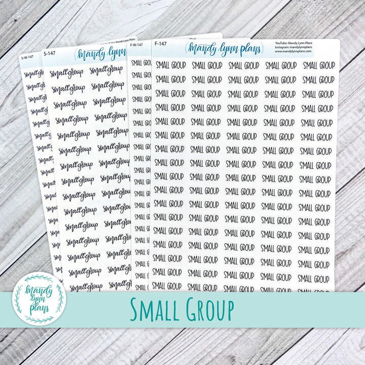 Small Group Scripts || 147