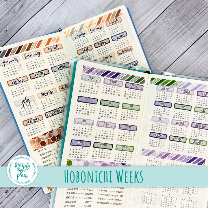 Hobonichi Weeks Year at a Glance