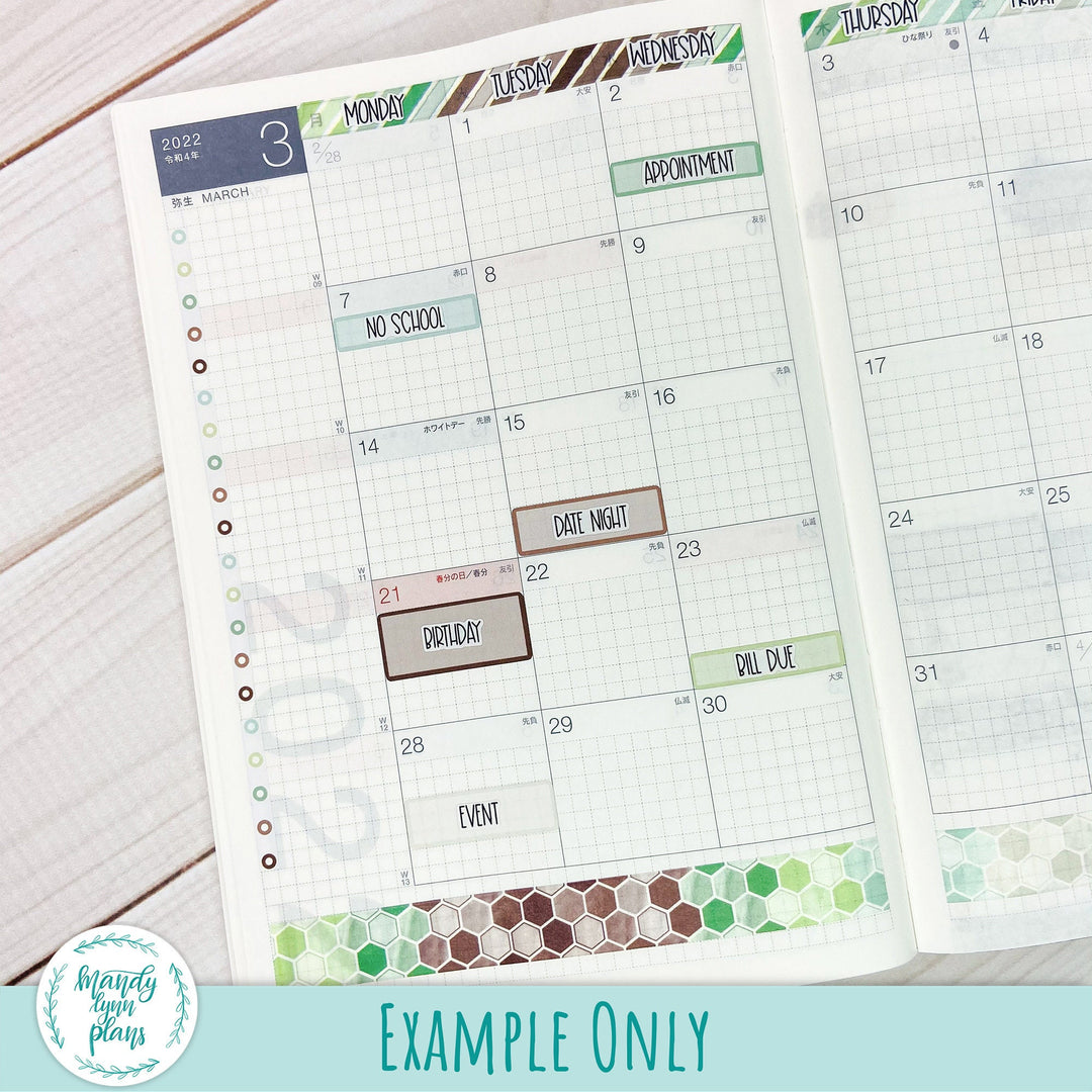 A5 Washi Strips and Planner Dots