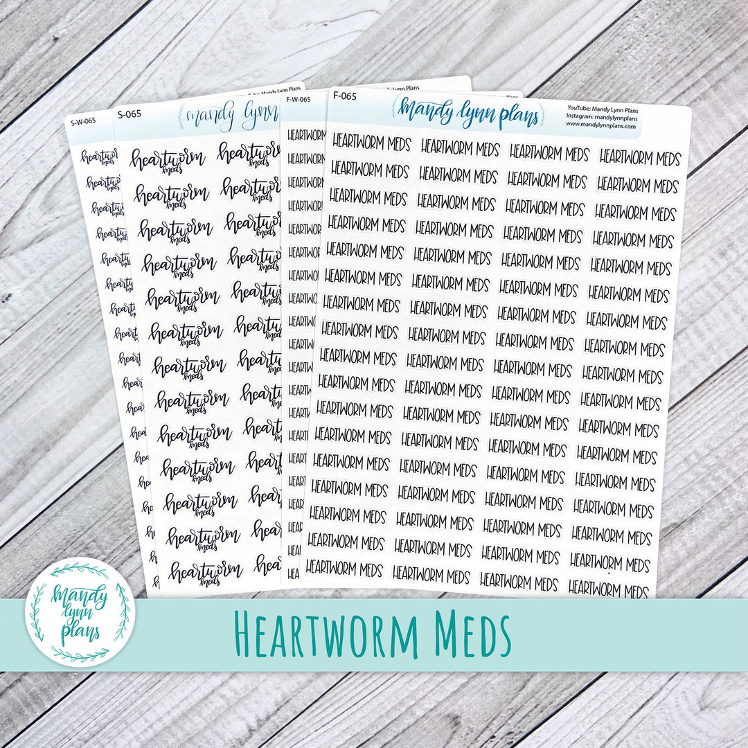 Heartworm Meds Scripts || 065