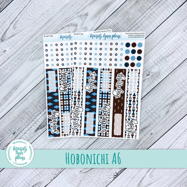 Hobonichi A6 Daily Kit || Bow Ties || DL-A6-T118