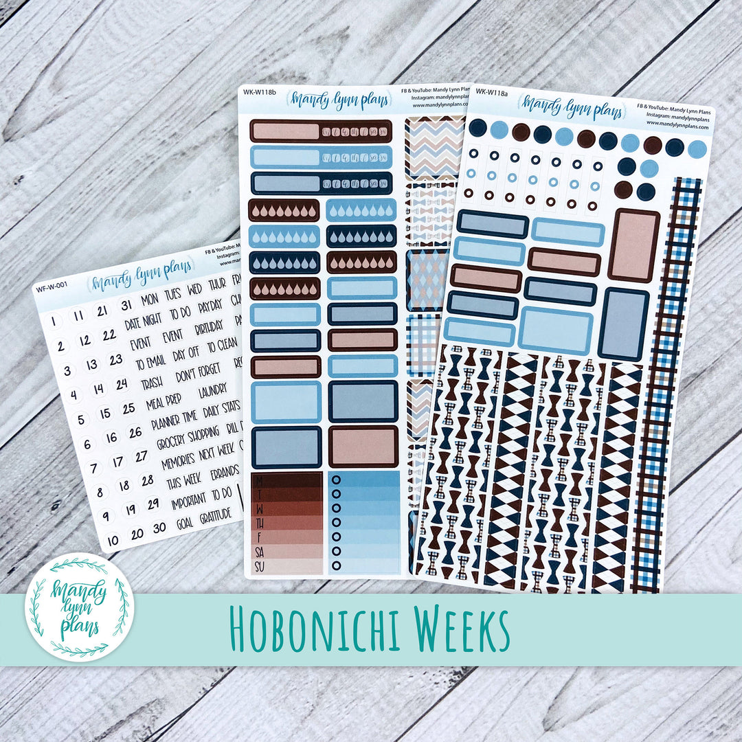 Hobonichi Weeks Weekly Kit || Bow Ties || WK-W118