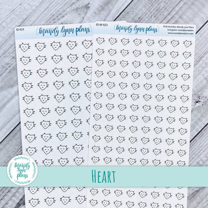 Heart Icon Doodles || ID-023