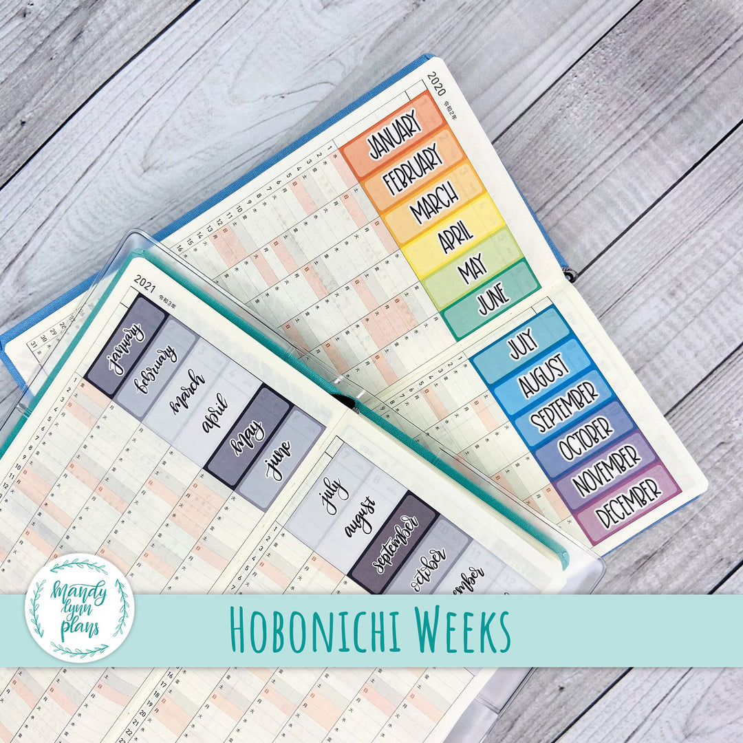 Hobonichi Weeks Yearly Index