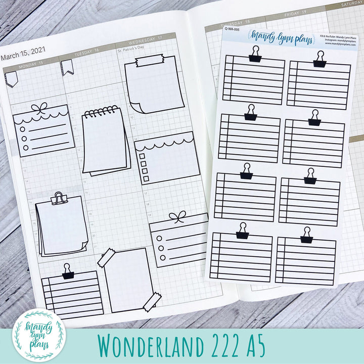 Binder Clip Lined Doodles || 05