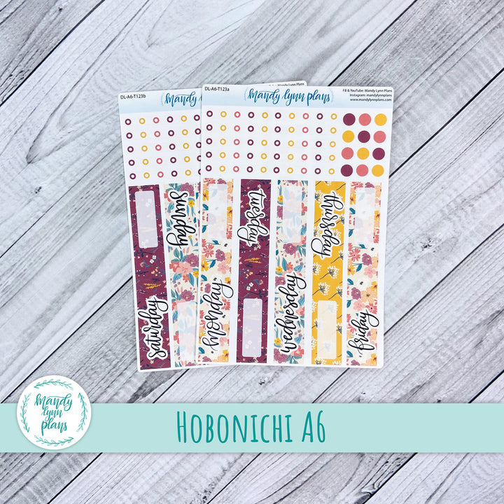 Hobonichi A6 Daily Kit || Wildflower || DL-A6-T123