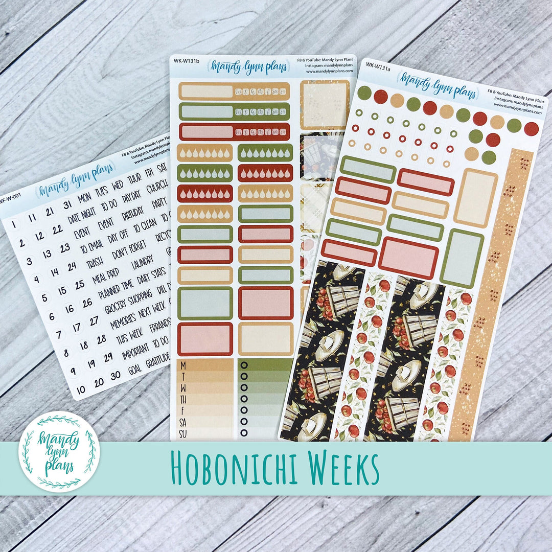 Hobonichi Weeks Weekly Kit || Apple Picking || WK-W131