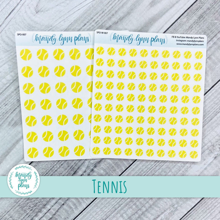 Tennis Ball Sports Stickers || 007