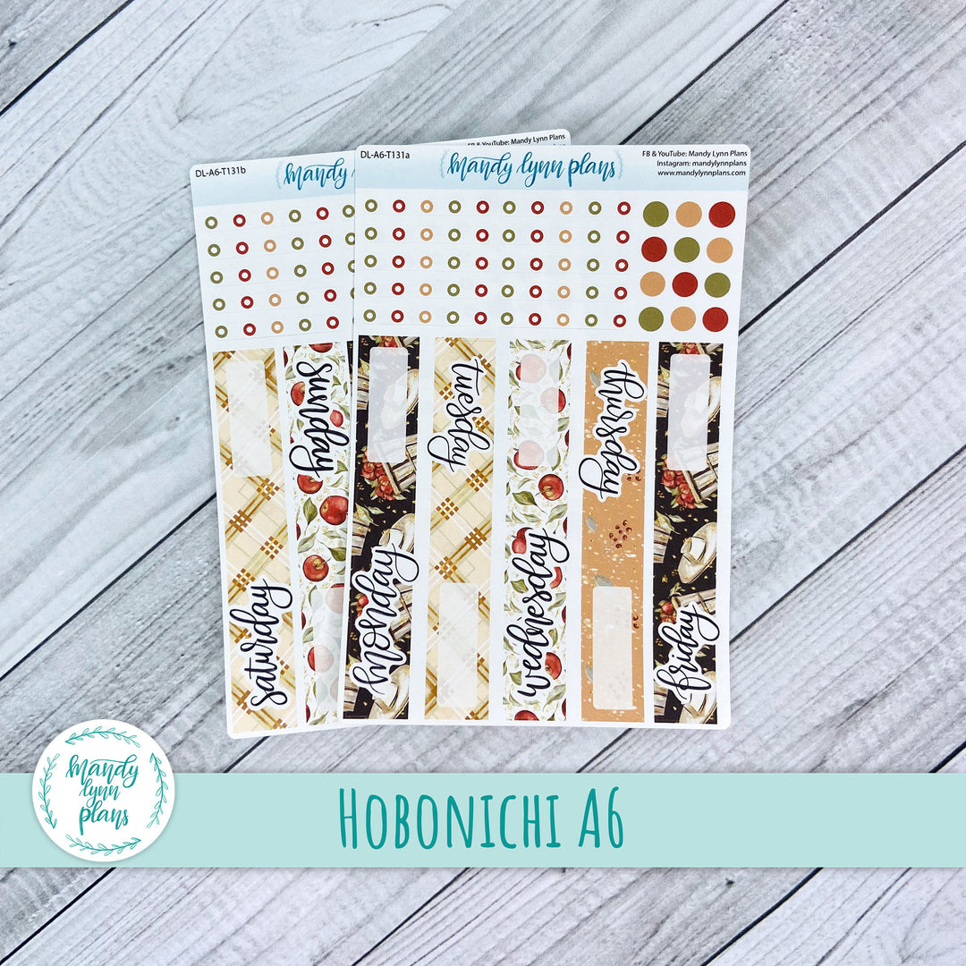 Hobonichi A6 Daily Kit || Apple Picking || DL-A6-T131