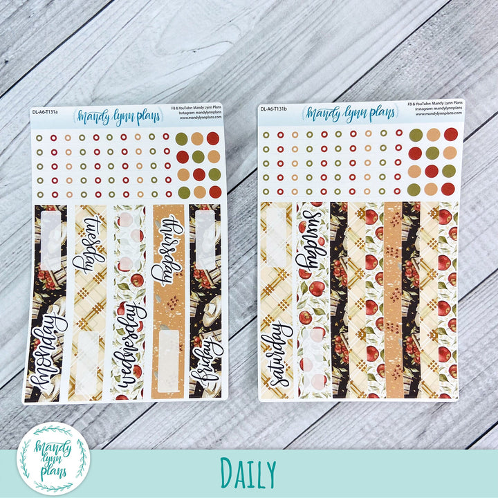 Hobonichi A6 Daily Kit || Apple Picking || DL-A6-T131