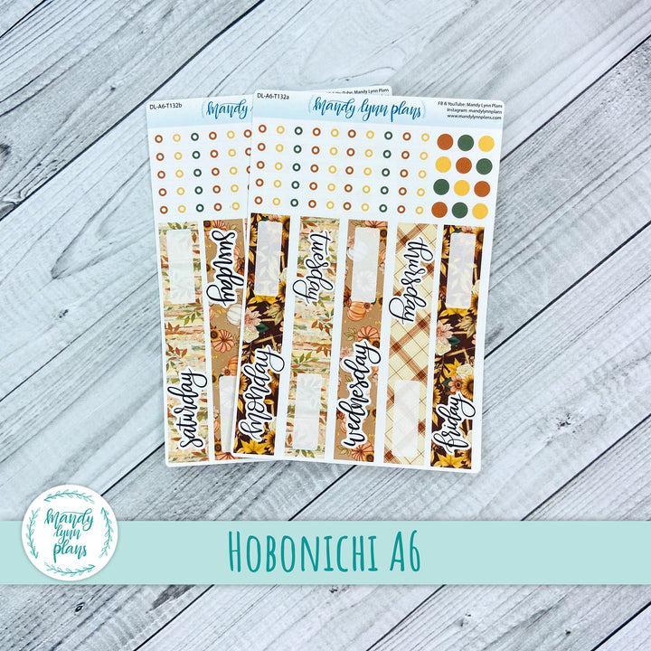 Hobonichi A6 Daily Kit || Hello Fall || DL-A6-T132