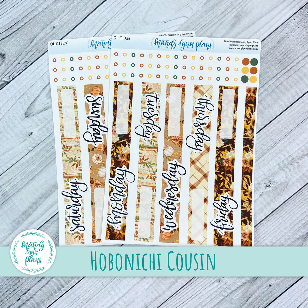 Hobonichi Cousin Daily Kit || Hello Fall || DL-C132