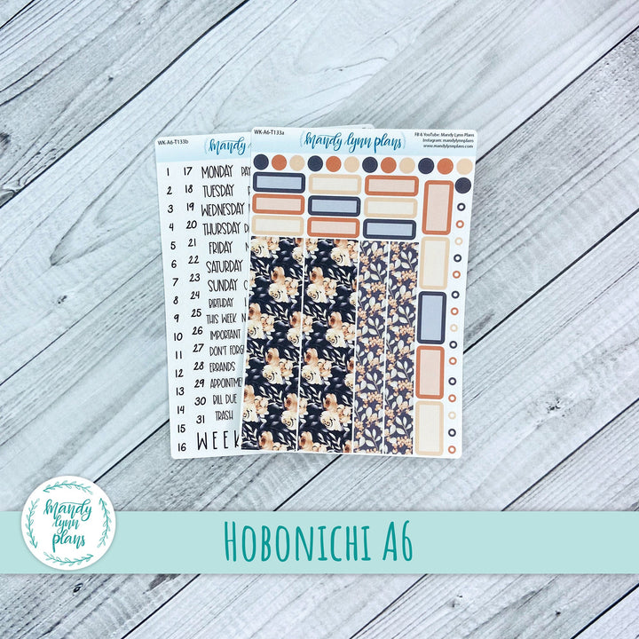 Hobonichi A6 Weekly Kit || Delicate Blossoms || WK-A6-T133