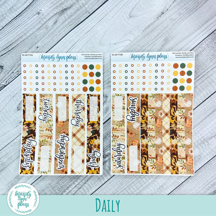 Hobonichi A6 Daily Kit || Hello Fall || DL-A6-T132
