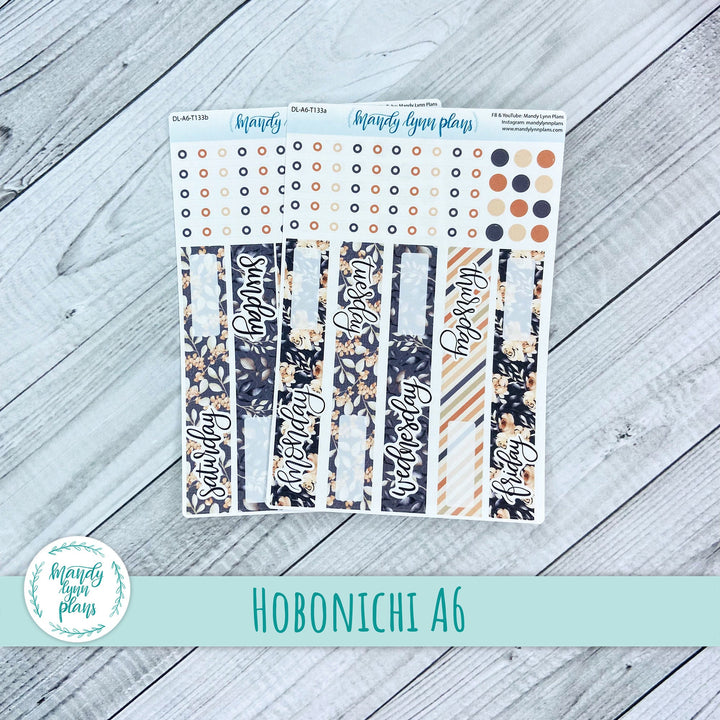 Hobonichi A6 Daily Kit || Delicate Blossoms || DL-A6-T133