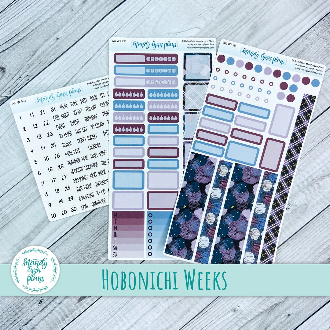 Hobonichi Weeks Weekly Kit || Spooky || WK-W136