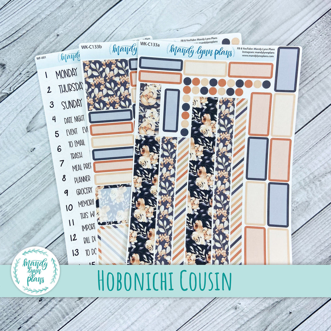 Hobonichi Cousin Weekly Kit || Delicate Blossoms || WK-C133