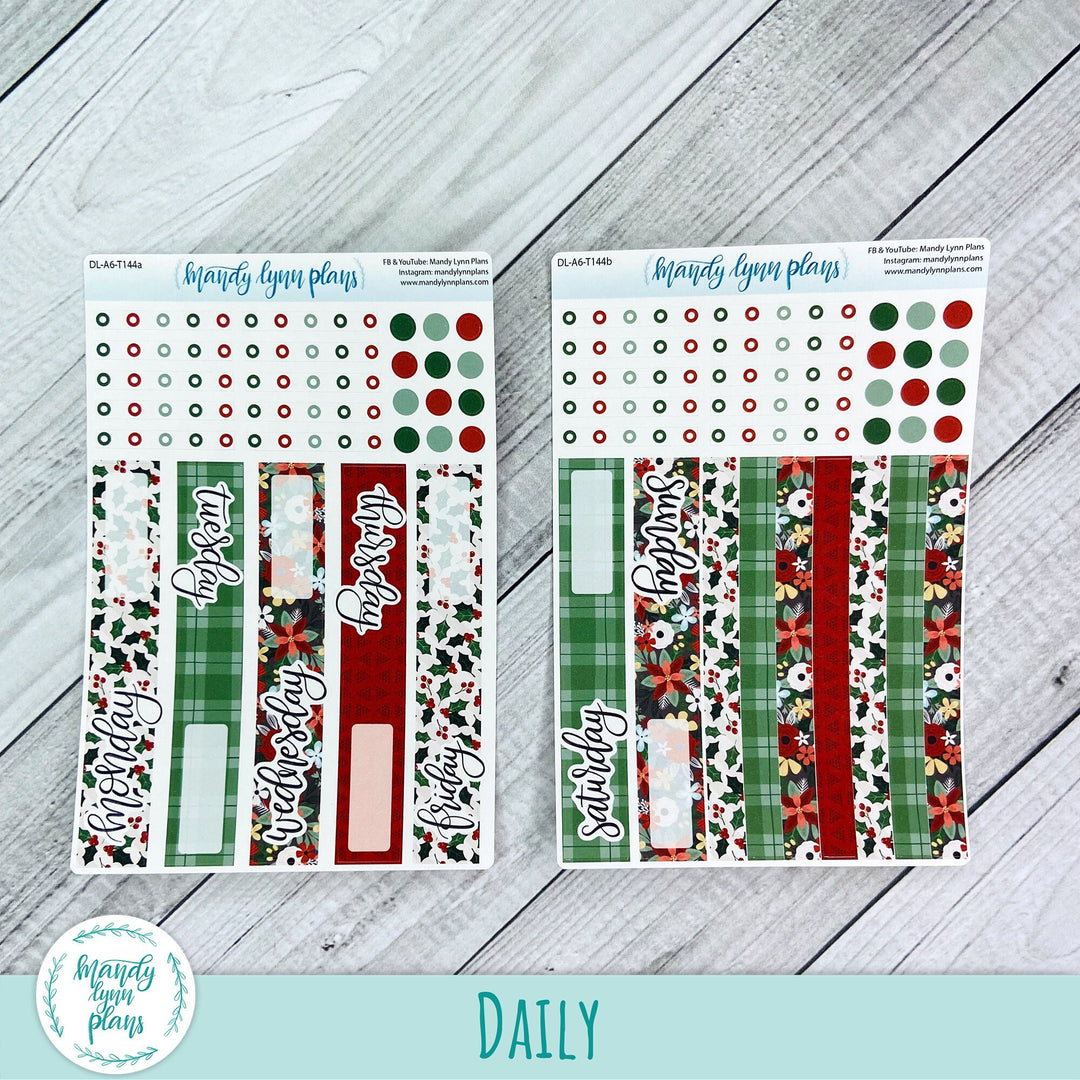 Hobonichi A6 Daily Kit || Berry Merry Christmas || DL-A6-T144