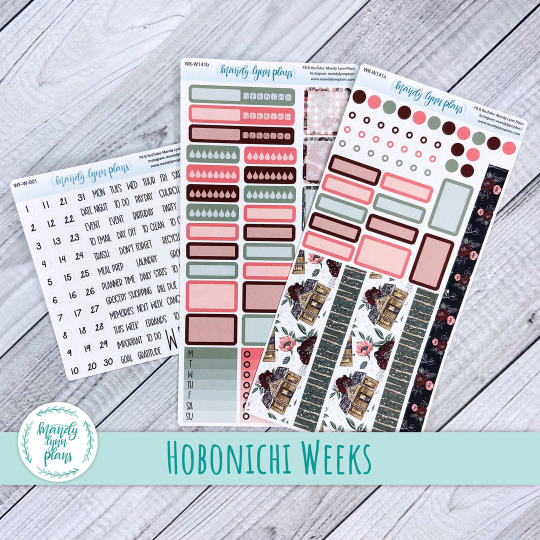 Hobonichi Weeks Weekly Kit || Log Cabin || WK-W141