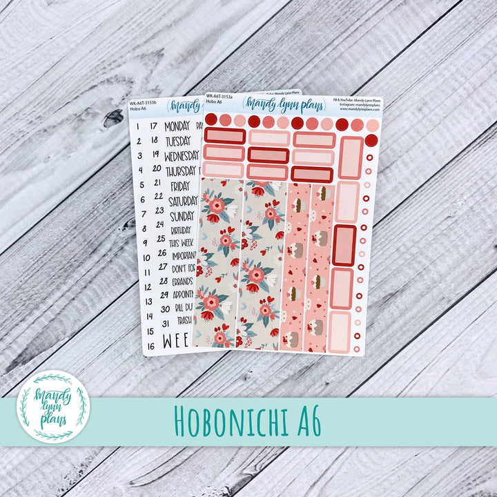 Hobonichi A6 Weekly Kit || Sweetheart Floral || WK-A6T-3153