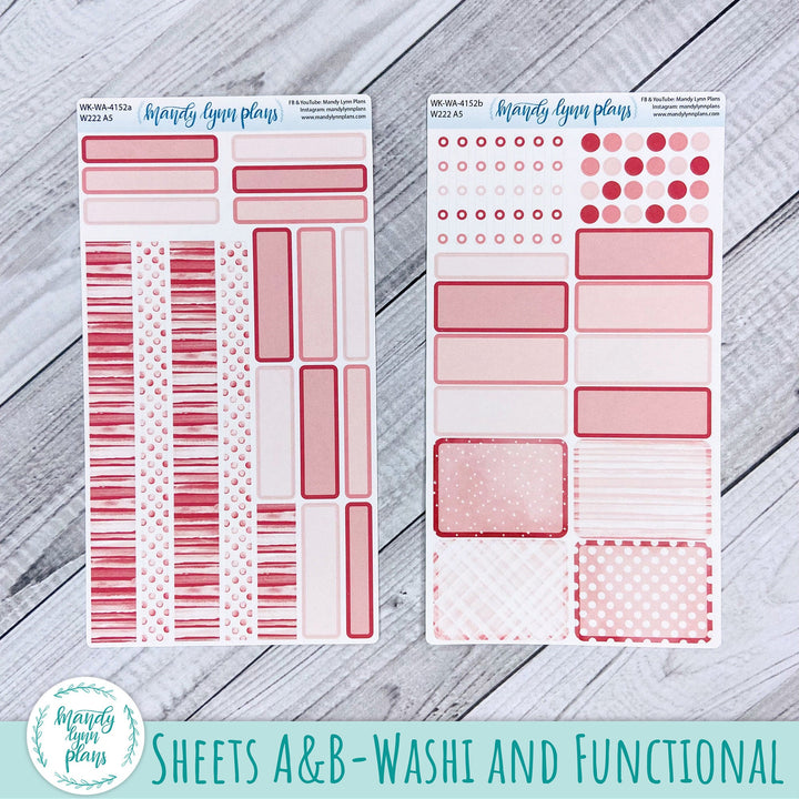 2024  Wonderland 222 Weekly Kit || Rose Pink || 152