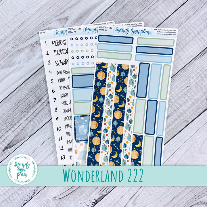 2024  Wonderland 222 Weekly Kit || Planets || 154