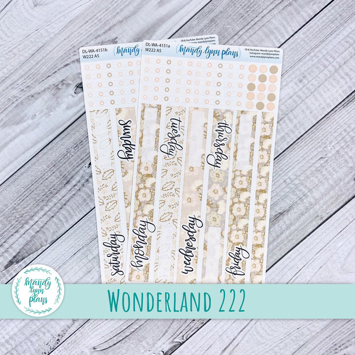 Wonderland 222 Daily Kit || Blush Floral || 151