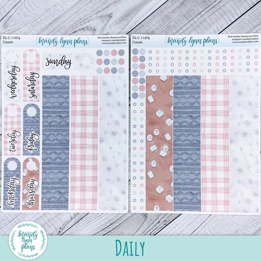 Hobonichi Cousin Daily Kit || Sweater Weather || DL-C-1147